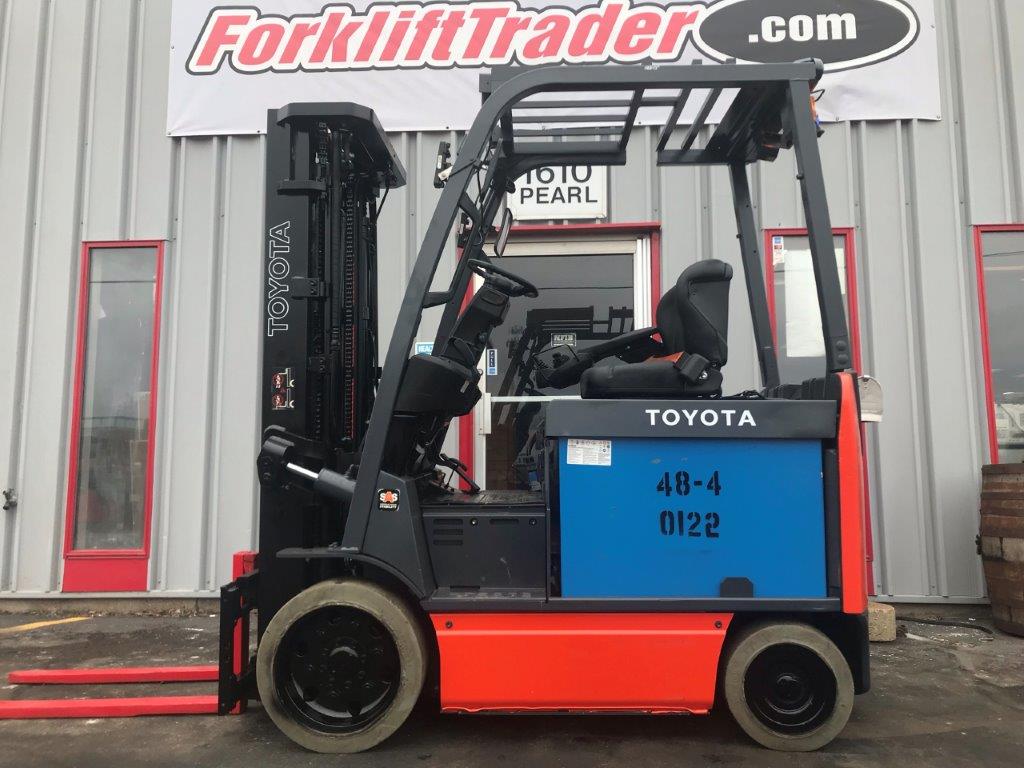 Orange 2015 toyota forklift with 5,000lb capacity for sale Orange 2015 toyota forklift with 5,000lb capacity for sale